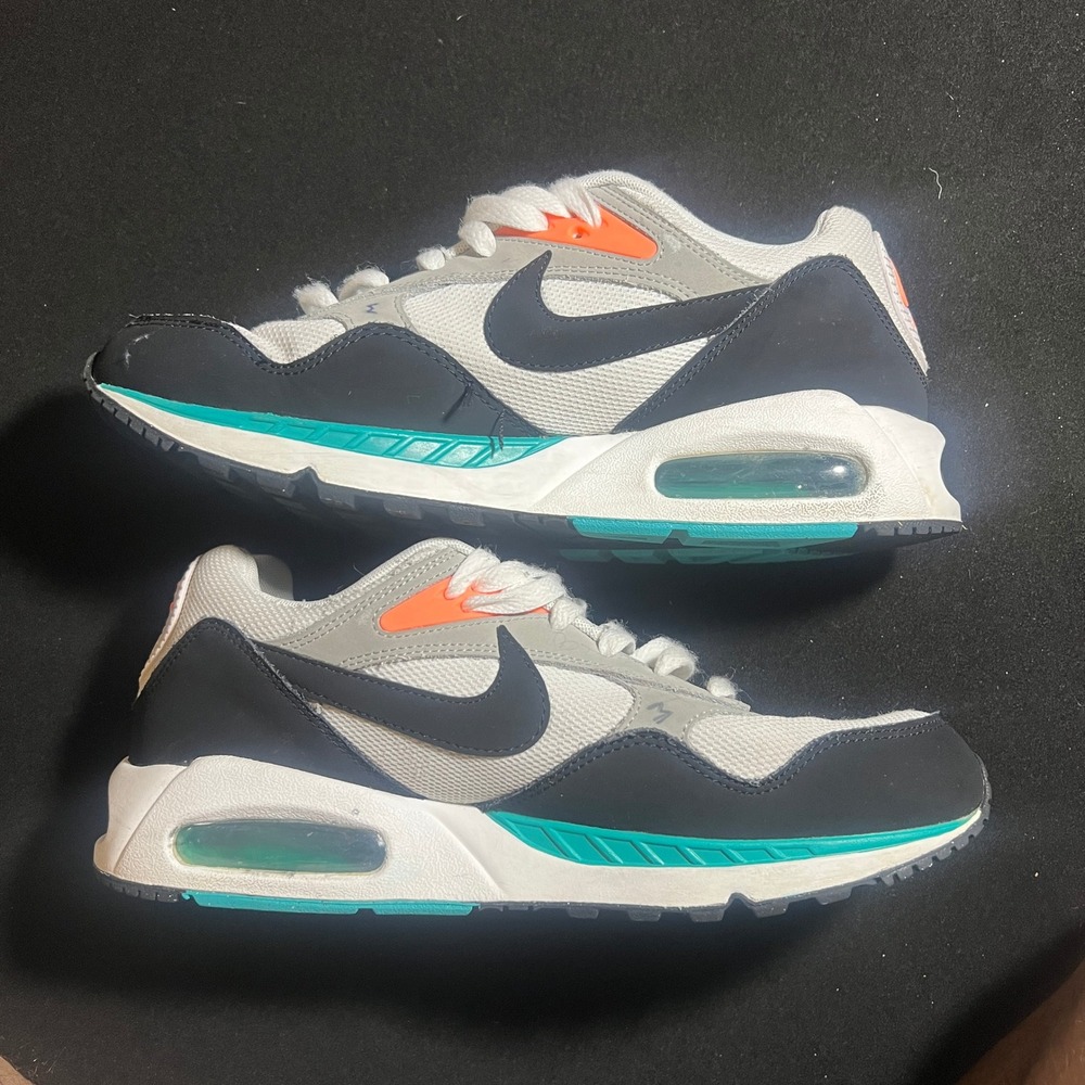 Nike Air Max Excee Womens White Black Teal Orange Sneakers - US 10.5